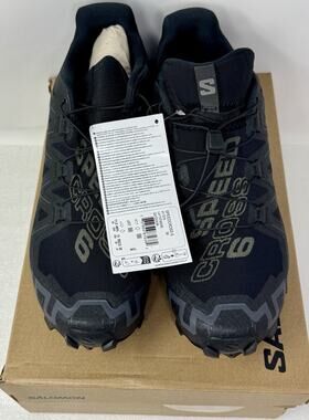 Salomon Men's Speedcross 6 GTX Trail Running Shoe Black ~ Size 12